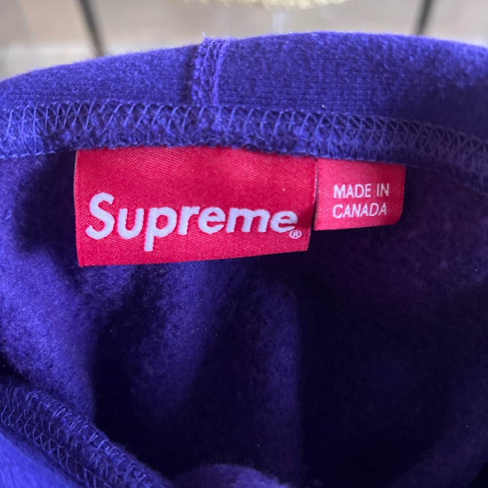 Supreme Hoodie Purple Size M - Picture 9 of 12